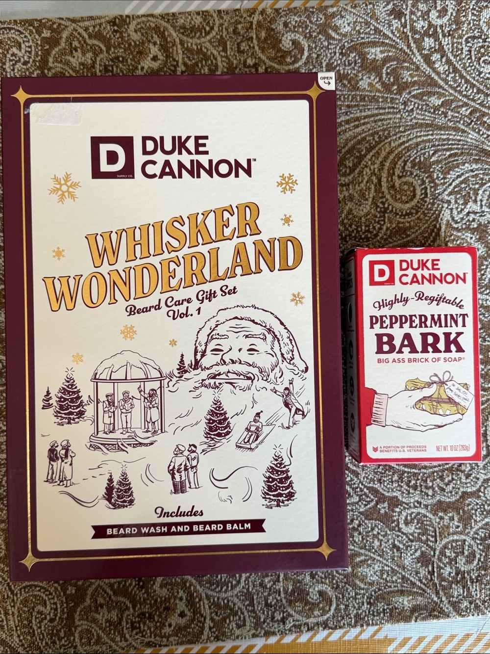 NWT Duke Cannon Whisker Wonderland Beard Care Gift Set and Soap